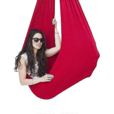 Ensemble balançoire et hamac pour yoga aérien thérapeutique : pour la flexibilité et le soulagement de la douleur