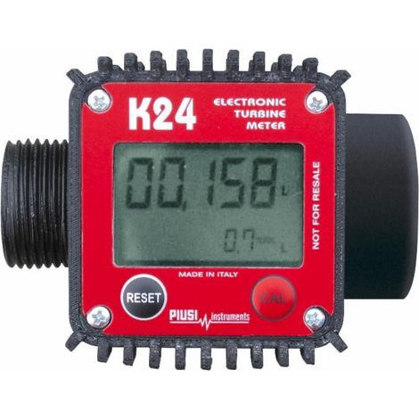 Compteur numérique à turbine pour fluides 1" 7-120 L/mn (1/4)