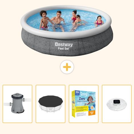 Bestway Bestway Fast Set Ronde - 366x76 cm - 5-pièces S178 (1/5)
