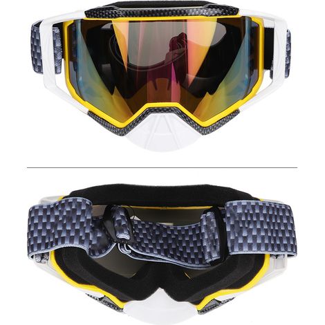 Lunettes de motocross anti-poussière, anti-buée et UV pour la protection de la moto. (1/5)