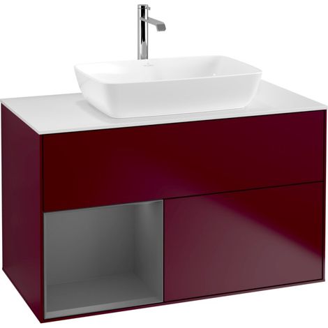 Villeroy & Boch F771GKHB Meuble sous-lavabo Finion F77 (1/2)