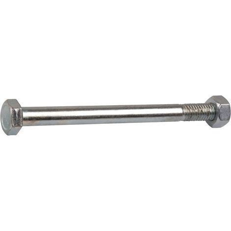Boulon hexagonal zingué Ø 8 mm 20 mm Filetage partiel 16 mm Boîte de 200 Viswood