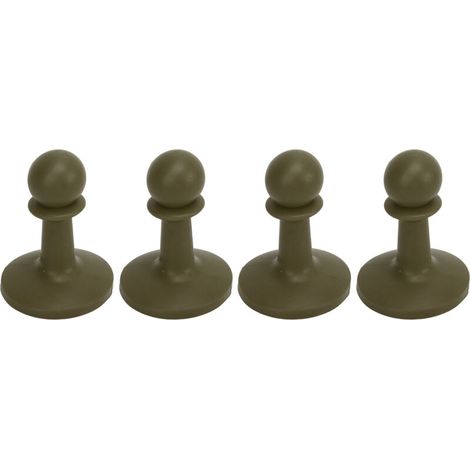 royaluxe -4Pcs Capuchon Anti-Foudre Poteaux de Tente de Camping Barre de Support de Tige d'auvent Couverture de Protection Anti-Tonnerre Chapeau Poteaux de Tente Protect de Foudre pour Camping Randonn (1/5)