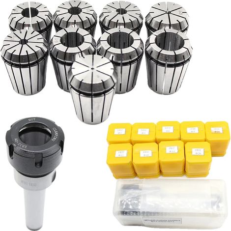 Portautensili a pinza CNC, cono MT3, ER32 ad alta precisione, giallo (1/2)