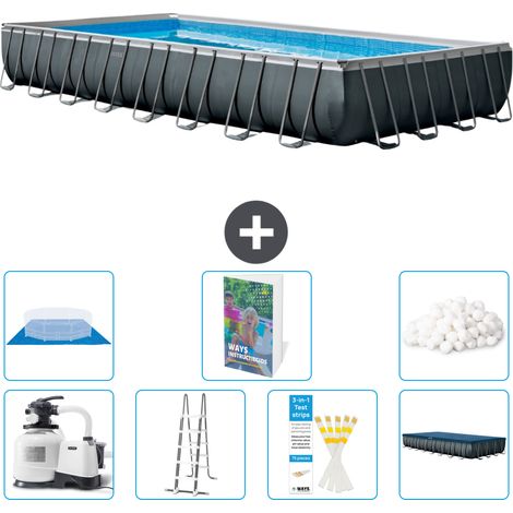 Intex Piscina Ultra XTR Rettangolare - 975x488x132 cm - 8-pezzi  S629 (1/3)