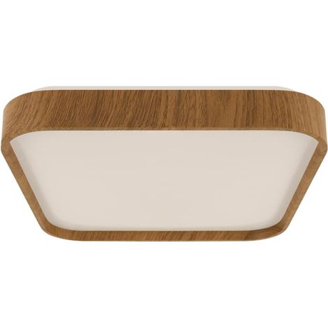 Lámpara de techo LED 24W 2650lm 4100K roble cuadrada monocromática Ideus 04161
