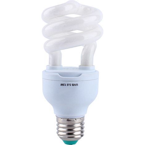 Ampoule UVB 13W 5.0 E27 - pour Reptiles (Tortues, Serpents), Économie d'Énergie