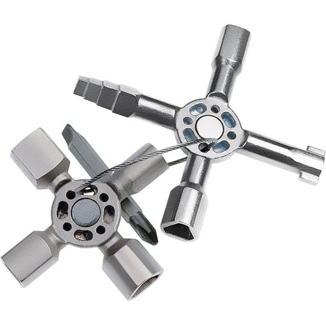 Knipex Multifunctional Multitool Twinkey Service Cabinet Key 001101V01 KPX001101 (1/5)