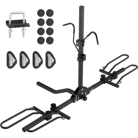 Porte-Vélos sur Attelage pour 2 Vélos Pliable et Inclinable Charge 36kg Receveur 30/51mm pour Voiture SUV et Camping-Car (1/5)