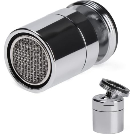 Adaptateur de filtre pivotant à 360 degrés pour robinet d'évier de cuisine - Pièce de rechange (mâle 20 mm) (1/5)