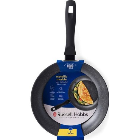 Sartén Russell Hobbs RH027991EU7 de mármol metálico de 24 cm (1/4)