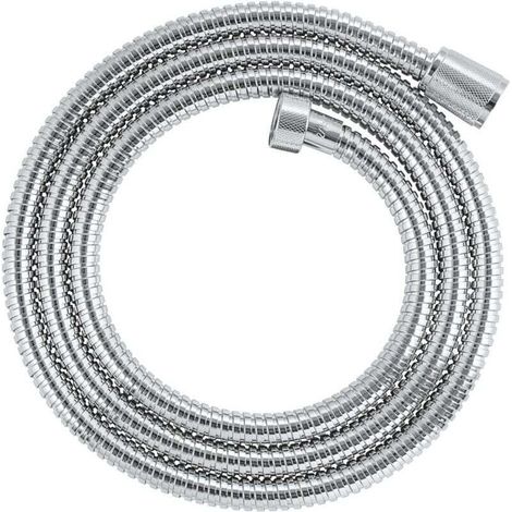 Tuyau de douche en métal flexible longueur - 200 cm, tuyau de douche en acier inoxydable sous pression tuyau de douche tuyau d'eau (1/4)