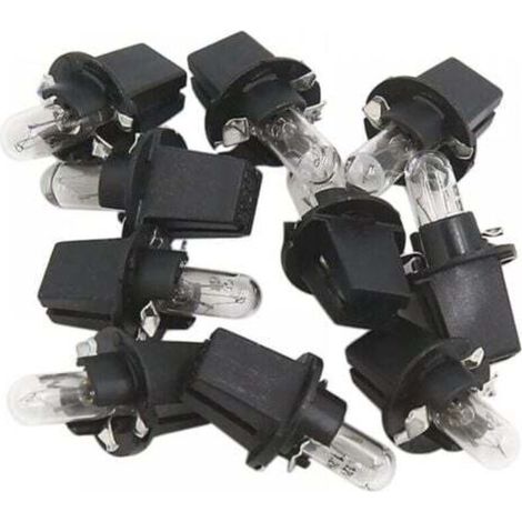 [NON UTILIZZATO] 10 lampadine T5 giallo brillante da 1,2 W CC per cruscotto auto