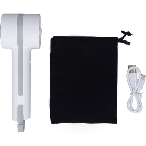 Ventilatore portatile a stato solido ricaricabile tramite USB con funzione di compressione del freddo, ideale per campeggio, viaggi, attività all'aperto e ufficio, colore bianco. (1/4)