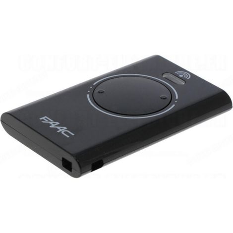 TELECOMANDO 2 CANALI ORIGINALE FAAC XT2 868 MHZ NERO SLH LR 7870091 PER AUTOMAZIONE CANCELLI