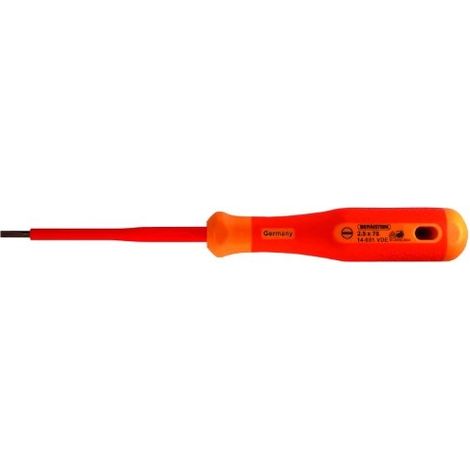 AMBRA CACCIAVITE, 75 X 2,5 MM CON MANICO A 2 COMPONENTI, 14 651 VDE