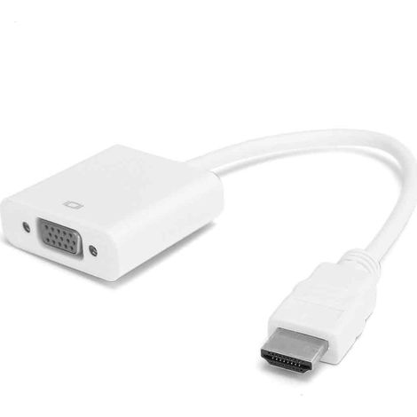 HDMI-zu-VGA-Konverterkabel mit 3,5-mm-Audioanschluss für Chromebook/Raspberry Pi/Xbox (schwarz) (1/5)