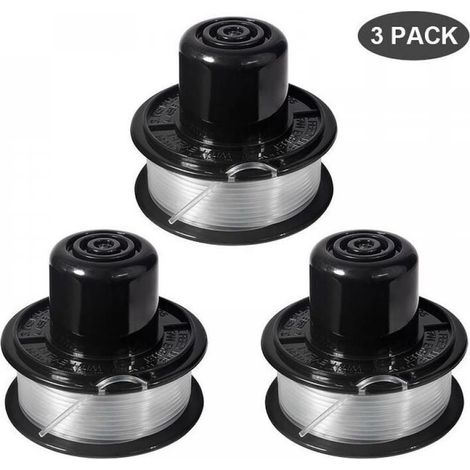 Accessoires pour tondeuse à gazon RS-136-BKP/682378-02 Bobine de rechange pour tête de coupe-herbe et enrouleur de corde de coupe-herbe (1/5)