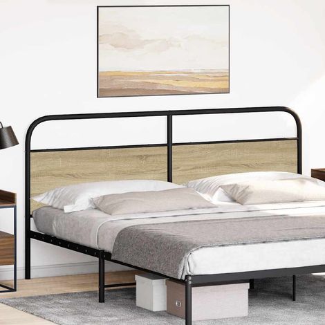 Tête de lit,Panneau décoratif chêne sonoma 180 cm acier et bois d'ingénierie CFW8464694 (1/5)
