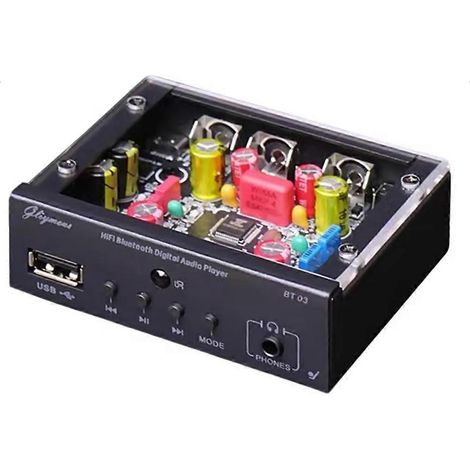 HiFi Audio Decoder Bluetooth5.3 Récepteur Audio 24bit 48KHz Lossless Decoding USB Playbackbuilt-dans OPA2134 Opamp (1/5)