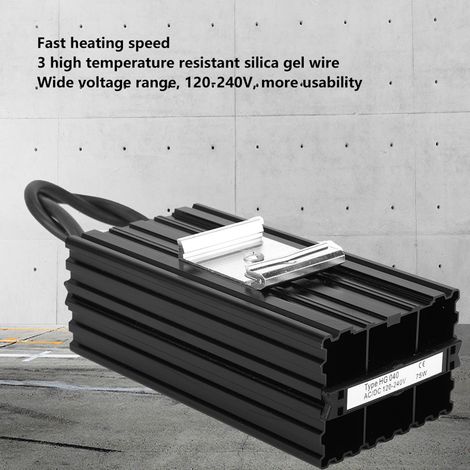 Radiateur à résistance PTC en aluminium, température régulée 120-240V, pour matériel industriel (1/5)