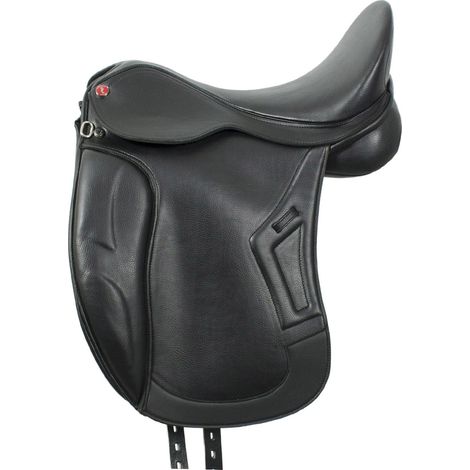 misura 18" nero PRO-LIGHT SELLA DRESSAGE BRINDISI Cavallo (1/2)
