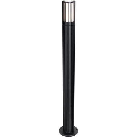 Smarte Wegeleuchte schwarz 80 cm IP44 RGBW inkl. GU10 50mm - Boris