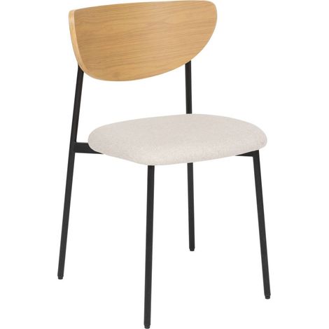 Satz von 2 Stühlen Jaisa beige - Atmosphera créateur d'intérieur