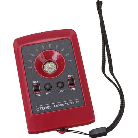 Analizador de calidad de aceite de motor LED de 10 niveles, analizador de gas diésel portátil de 75 g, detector de pureza con alarma roja. (1/5)
