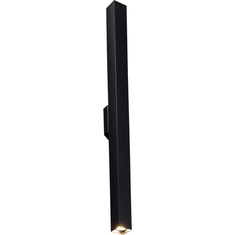 Applique DOHA allungata nera up&down 2xGU10 80cm Shilo (1/2)
