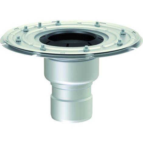 Bodenablauf 142 DN 70 m.GV 1.4301/ Senkr.Pressdichtungsfl., FHD