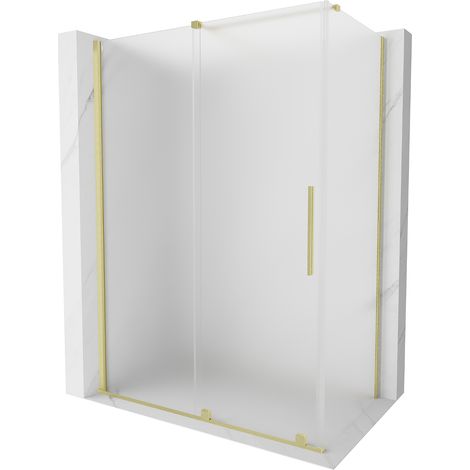 Mexen Velar cabine de douche coulissante 150 x 90 cm, dépoli, doré brossé - 871-150-090-31-55 (1/5)