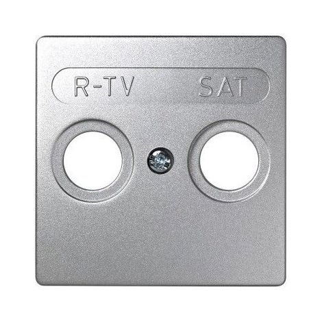 Tapa toma R-TV+SAT ALUMINIO Simon 73 Loft 73097-63