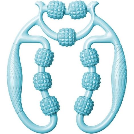 Massage of cellulite - Massage anti-cellulite ergonomic and manual - For the legs, the fesses, the arm and the ventre - With effect amincissant in depth - Blue (1/5)