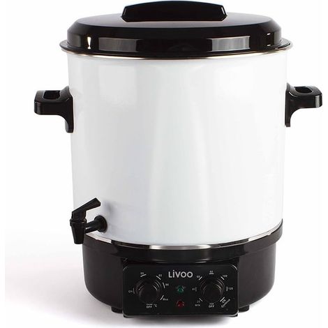 Stérilisateur De Bocaux Électrique Avec Robinet Et Minuteur 27l 1800w - DOM334 (1/5)