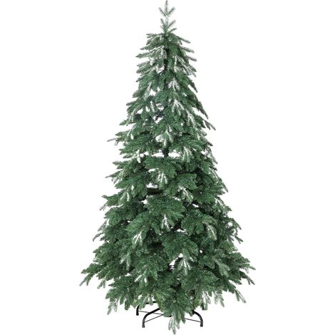 Arbre de Noël artificiel 210 cm Ramas Realistas effet Nieve Soporte Acero Base Plegable (1/5)