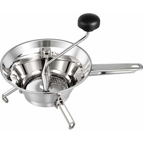 Passaverdura Manuale 24 cm Acciaio Inox con 3 Dischi (1/5)