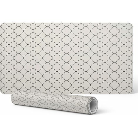Alfombrilla antideslizante para ratón y teclado con estampado geométrico, 100x50 cm. (1/5)