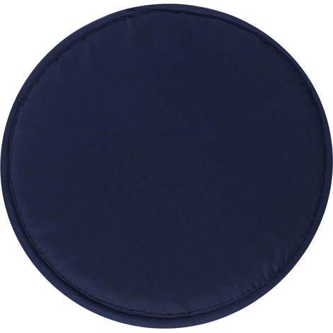 Lot de 4 Coussin de Chaise, Rond, 30cm, Avec Attaches, Polyester, Pour Salle à Manger, Extérieur (1/5)