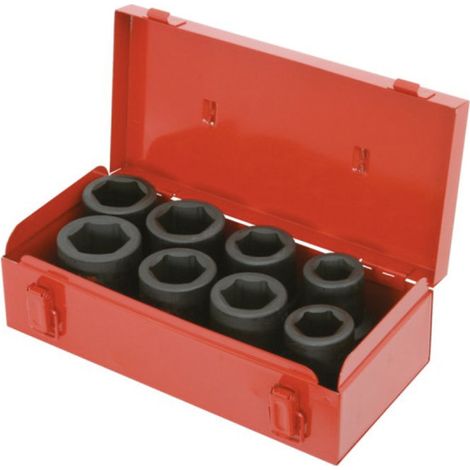 Juego de vasos de impacto KS TOOLS - 27 a 38 mm - 515.0610