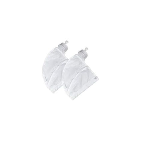 Confezione da 2 sacchetti filtro per pulitori per piscine Polaris 280 e 480, design con cerniera regolabile in bianco (1/5)