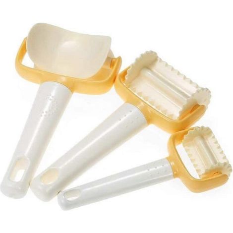 Set di formine per biscotti, taglia pasta, formine rotonde e quadrate, stampo, utensile per cuocere la pizza a forma circolare. (1/4)
