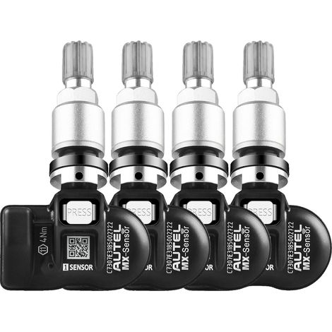 Sensor TPMS, doble frecuencia, fácil instalación, 4 unidades metálicas (1/2)