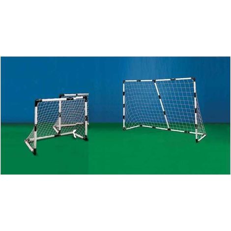 Set de football 2-en-1 - MONDO - Kit 2 mini cages foot modulables + BioBall Mini Ball