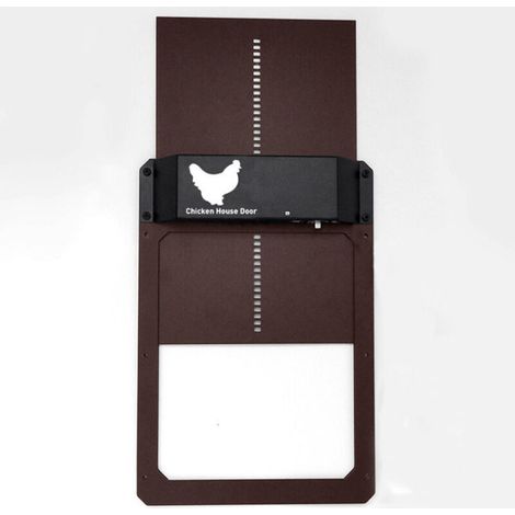 2022new porte de poulailler automatique porte en plastique pleine détection de lumière porte de poulailler porte de poulailler - (1/4)