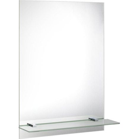 Miroir avec trous pour étagère 50x70cm, cintres inclus (1/4)