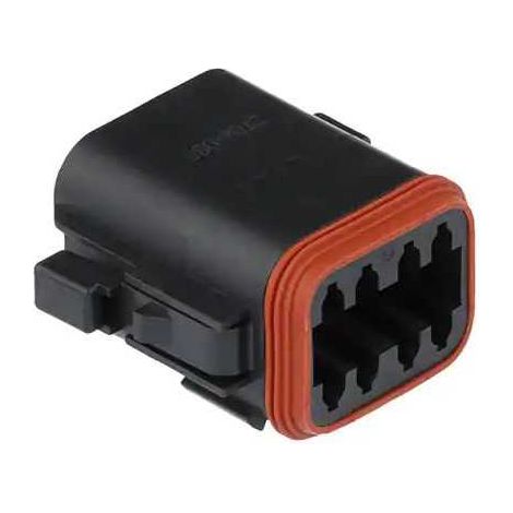 Connecteur Series DT Mâle 8 Voies Noir CE10