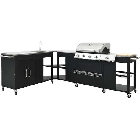 Gasgrill-Set 4+1 HOEK DE & AT Modell vidaXL (1/5)