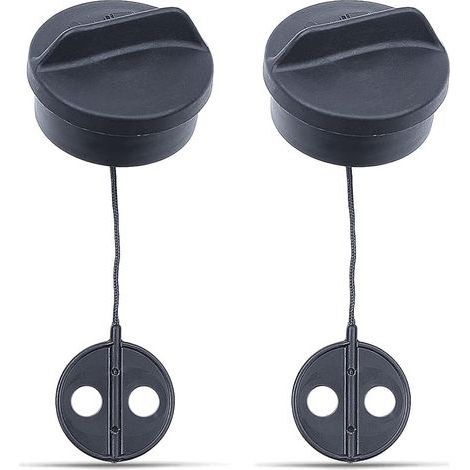 2 Pièces Bouchon Reservoir Debroussailleuse pour STIHL FS38 FS45 FS55 FS80 FS81 FS108 FS350 FS450 FS400 FS120 Bouchon d'Essence Ø intérieur 35.5mm 4126 350 0500, 4128 350 0503 (1/5)