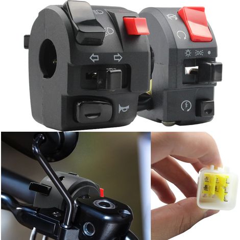 Handlebar switch modification for Huanglong 300cc and 600cc motorcycles, universal handlebar switch (1/5)